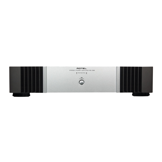 Rotel RB-1092 Bedienungsanleitung