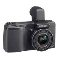 Ricoh GX200 vf kit Benutzerhandbuch