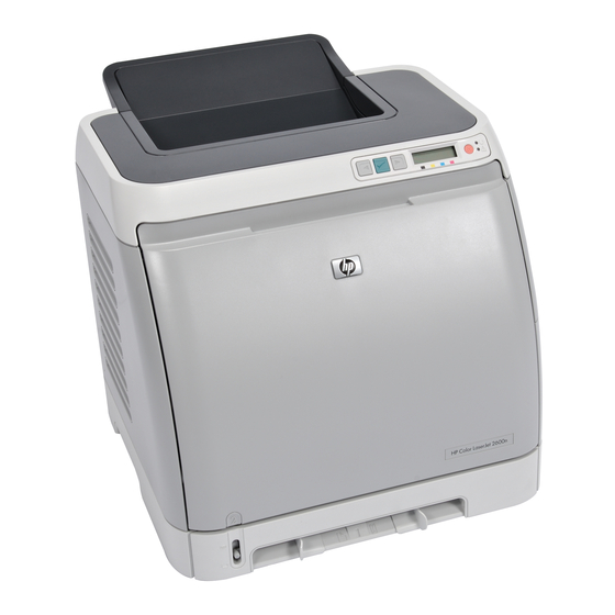 HP Color LaserJet 2600n Benutzerhandbuch