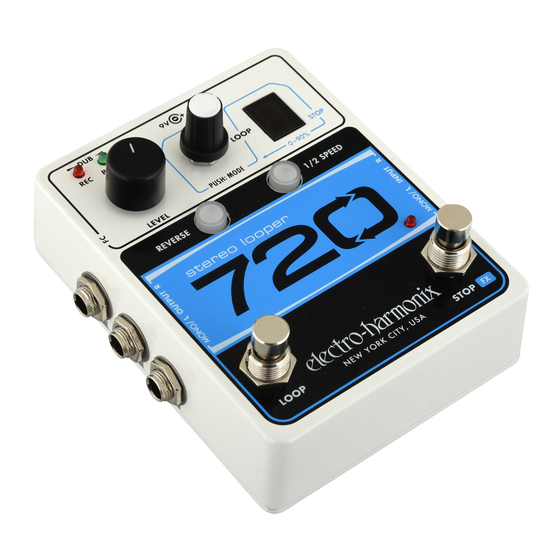 Electro-Harmonix 720 Bedienungsanleitung