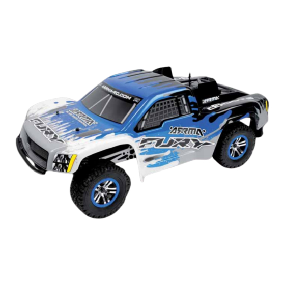 Arrma fury Bedienungsanleitung