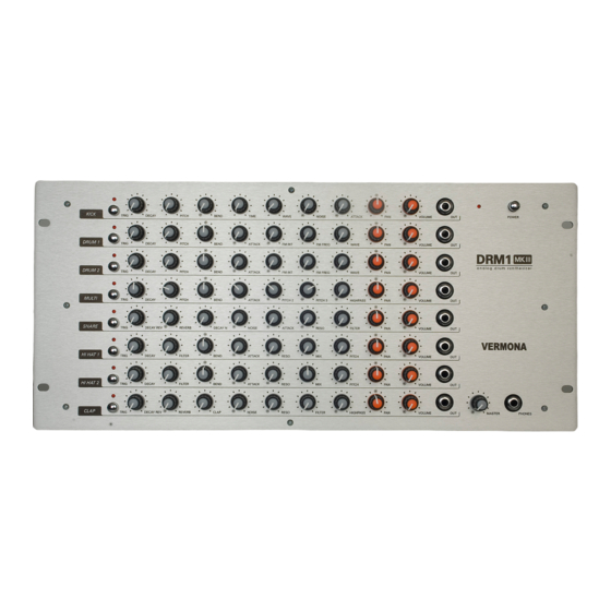 Vermona DRM1 MKIII Bedienungsanleitung