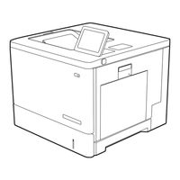 HP Color LaserJet Enterprise M554-Serie Installationshandbuch