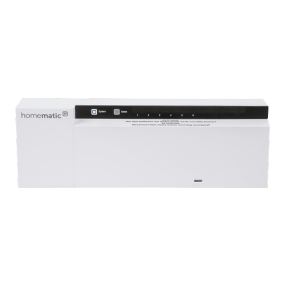 HomeMatic IP HmIPW-FAL230-C6 Installations- Und Bedienungsanleitung