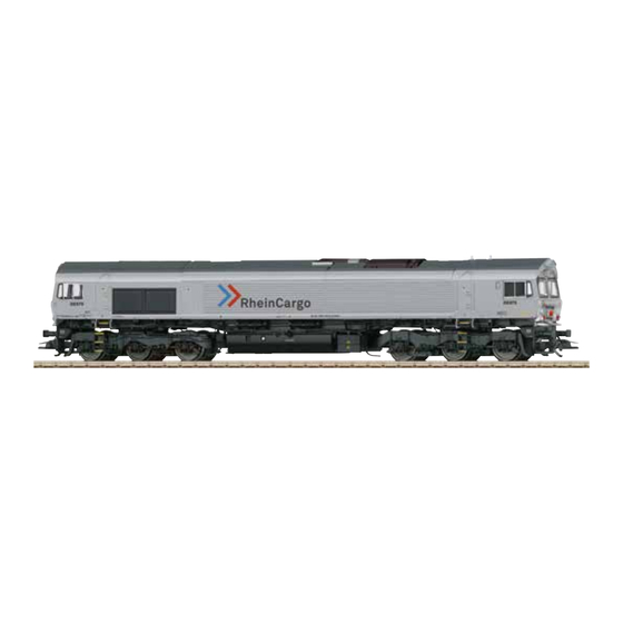 Trix Class 66 Bedienungsanleitung
