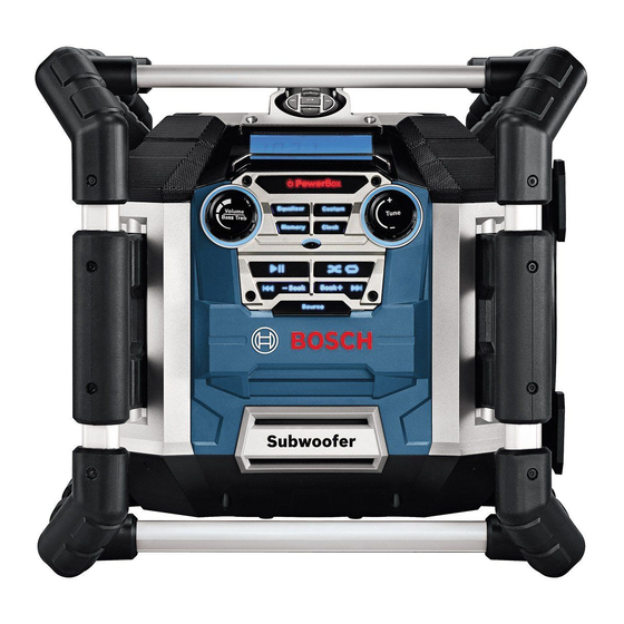 Bosch GML 50 Professional Originalbetriebsanleitung