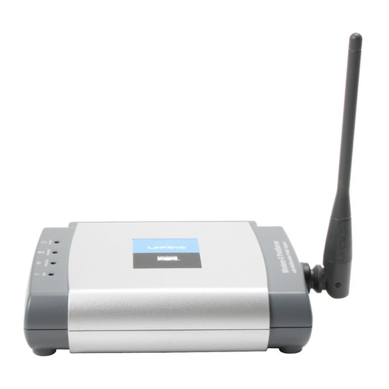 Cisco Linksys WPSM54G Kurzanleitung
