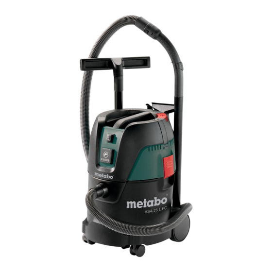 Metabo ASA 25 L PC Originalbetriebsanleitung