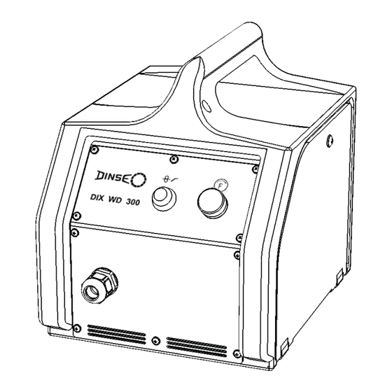 DINSEO DIX WD 300 (FD) Betriebsanleitung