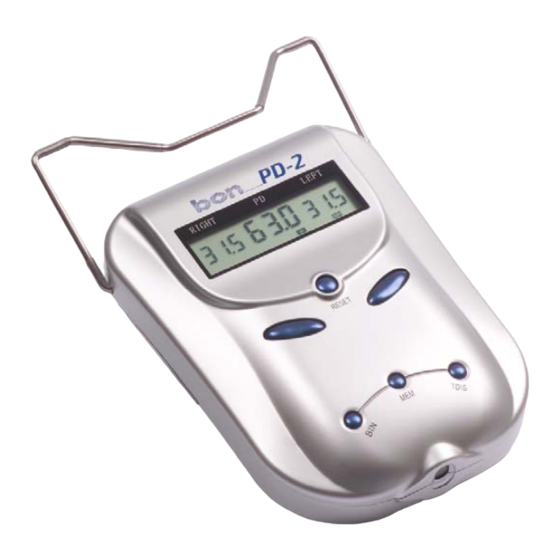bon PD-2 Gebrauchsanweisung