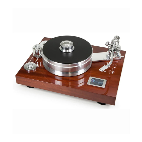 Pro-Ject Audio Systems Signature 12 Bedienungsanleitung