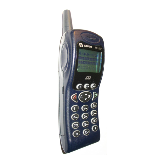 Sagem 929, 922, 926, 920, 919, 916 Bedienungsanleitung