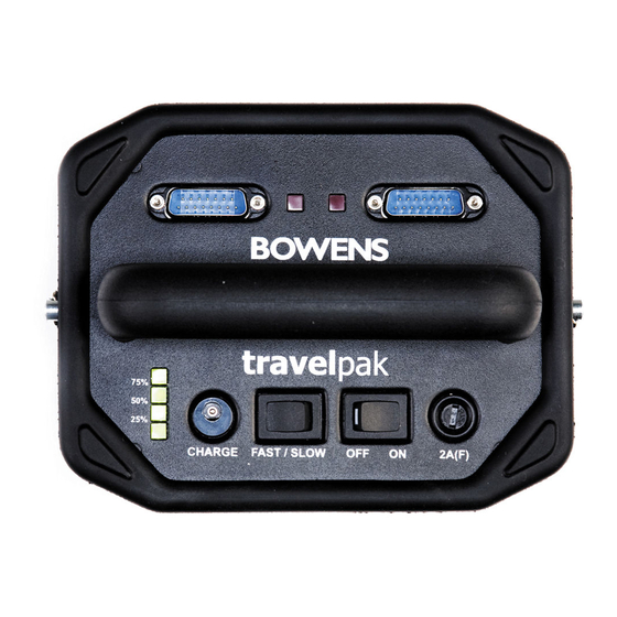 Bowens travelpak Bedienungsanleitung