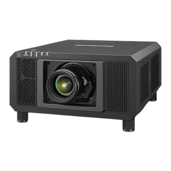 Panasonic PT-RQ13K Bedienungsanleitung