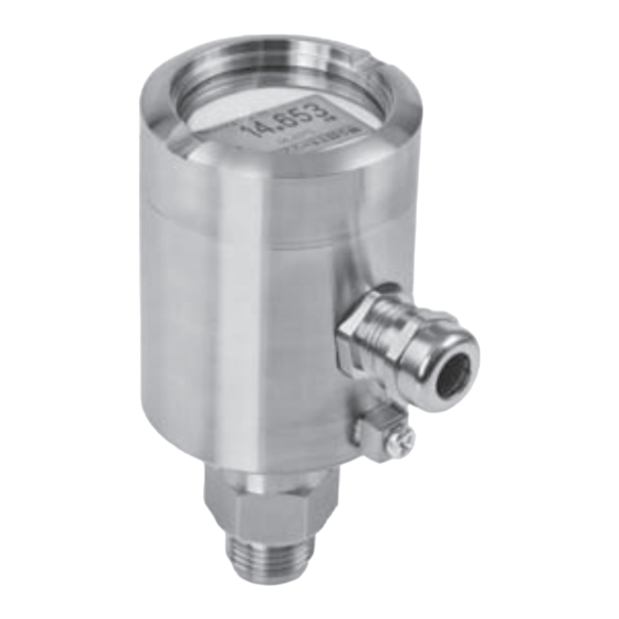 KROHNE OPTIBAR P 3050 C Handbuch