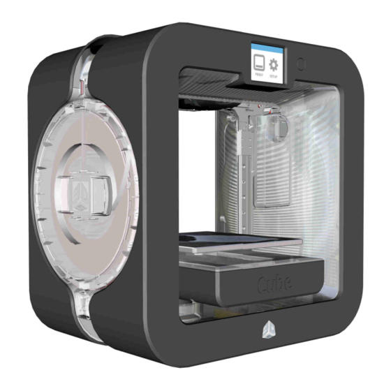 3D Systems Cube 3 Benutzerhandbuch