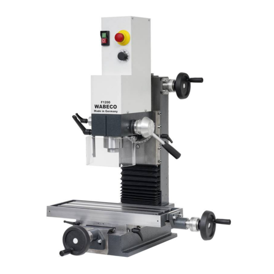 WABECO F1200 Betriebsanleitung