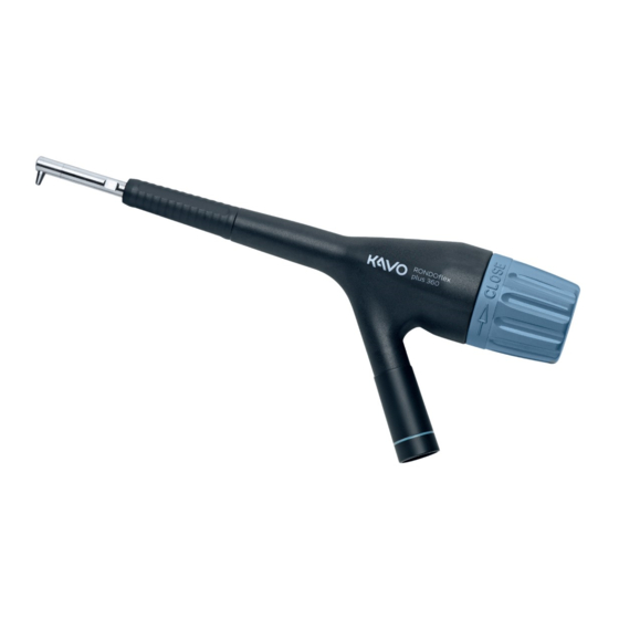 KaVo RONDOflex plus 360 Gebrauchsanweisung