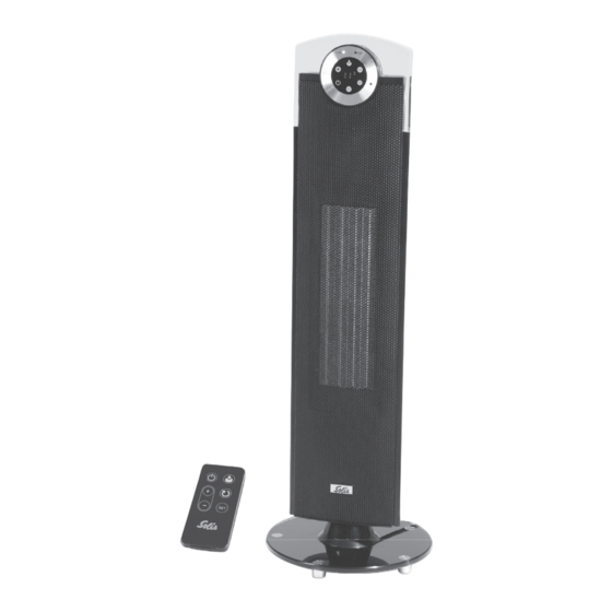 SOLIS DECO HEATER PLUS 687 Bedienungsanleitung