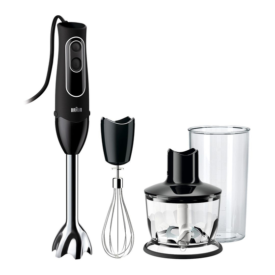 Braun Multiquick 5 Bedienungsanleitung