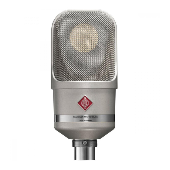 Neumann.Berlin TLM 107 Bedienungsanleitung