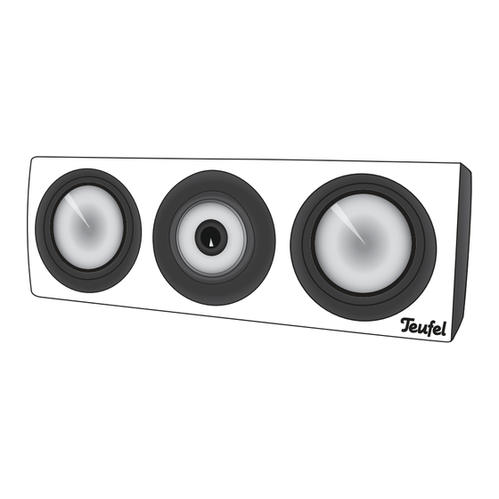 Teufel Definion 3 Center Bedienungsanleitung