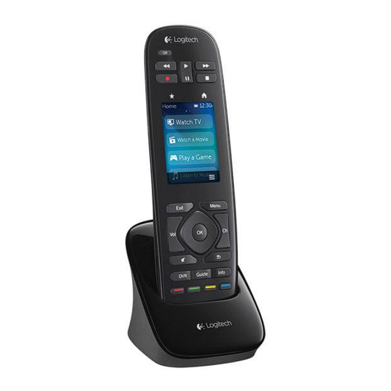 Logitech touch Bedienungsanleitung