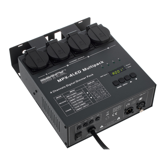 thomann Botex stage Technology MPX-4LED Multipack Bedienungsanleitung