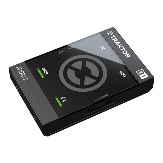 Native Instruments TRAKTOR AUDIO 2 MK2 Benutzerhandbuch