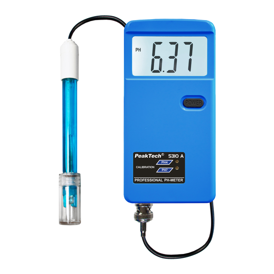 PeakTech 5310 Bedienungsanleitung