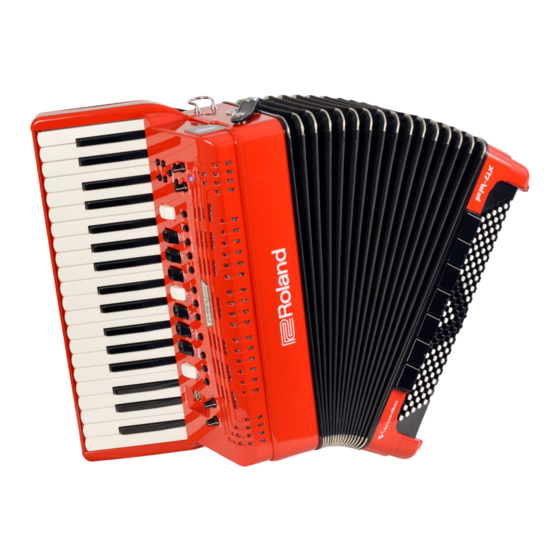 Roland V-Accordion FR-4X Bedienungshandbuch