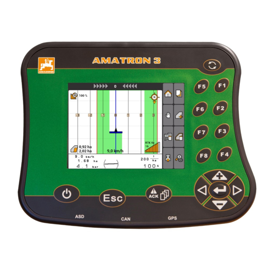 Amazone AMATRON 3 Betriebsanleitung