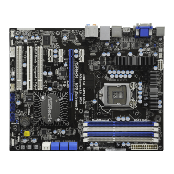 ASROCK H55 Extreme3 Handbuch