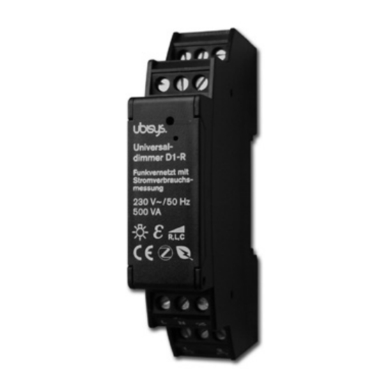 Ubisys D1-R Installation
