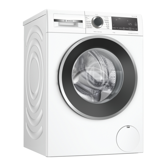 Bosch WGG256MPFG Gebrauchs- Und Montageanleitung