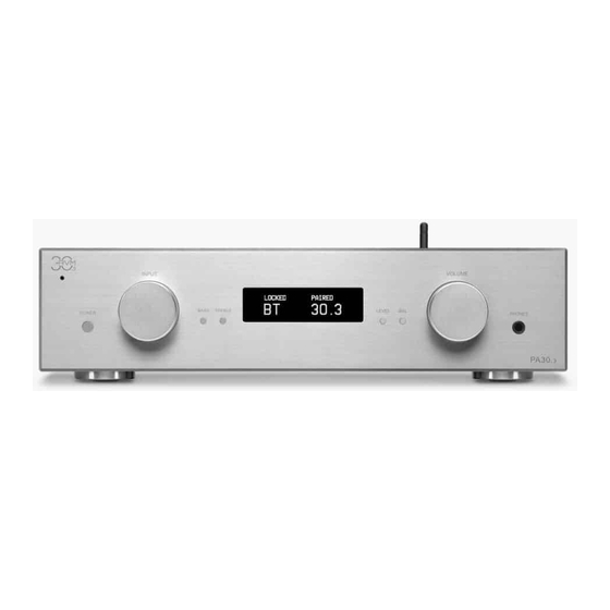 AVM 30 Serie Bedienungsanleitung