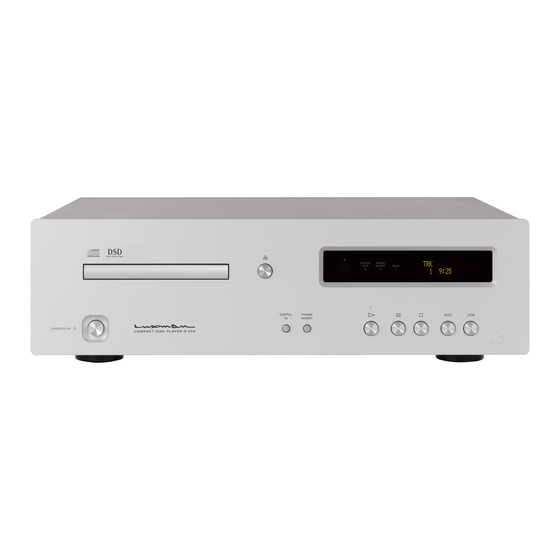Luxman D-03X Bedienungsanleitung
