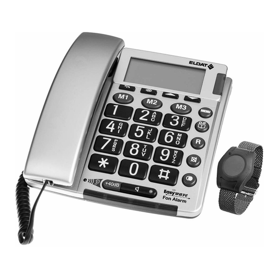 Eldat Easywave Fon Alarm Bedienungsanleitung