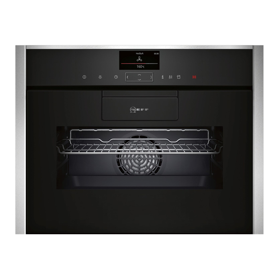 NEFF B 8722 N1 Gebrauchsanweisung