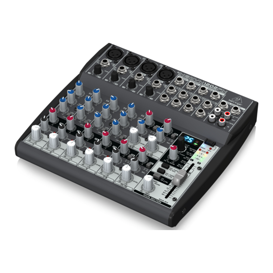 Behringer Xenyx 1202FX Bedienungsanleitung