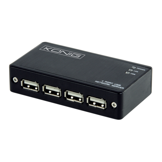 Konig Electronic CMP-USBNETBOX4 Anleitung