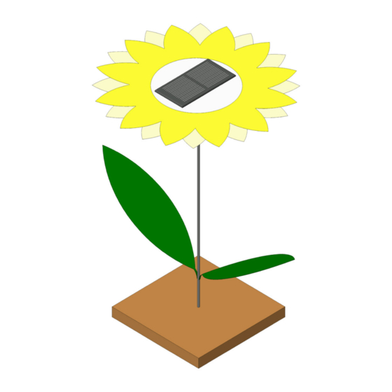 Opitec Die Solar-Sonnennblume 107355 Bauanleitung