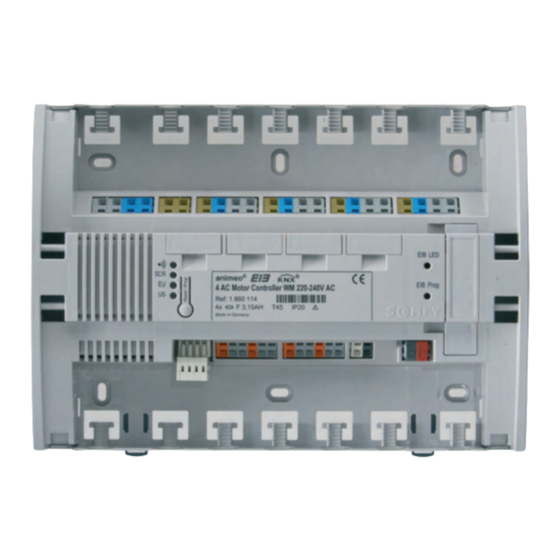 SOMFY Animeo EIB KNX 4AC WM220-240VA Gebrauchsanweisung