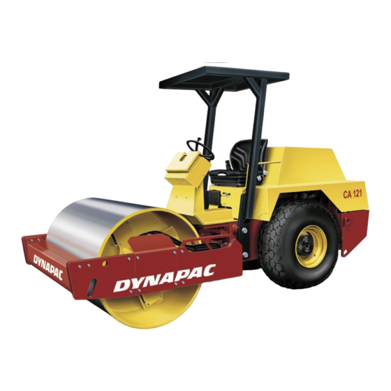 Dynapac CA121 Wartung