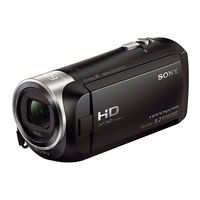 Sony HDR-CX405 Bedienungsanleitung