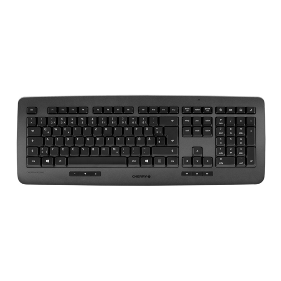 Cherry KW 3000 Handbücher