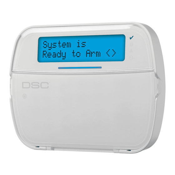 DSC HS2LCDWF Installationsanleitung