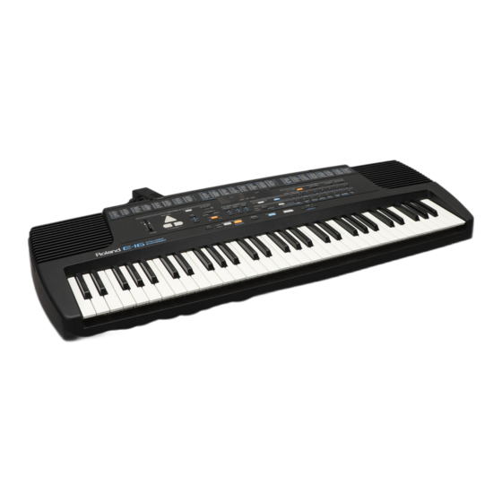 Roland E-16 Bedienungsanleitung