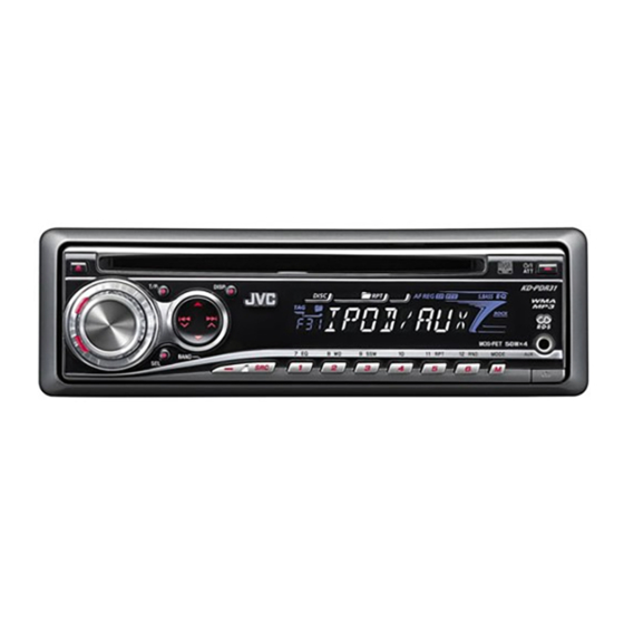 JVC KD-PDR31 Bedienungsanleitung
