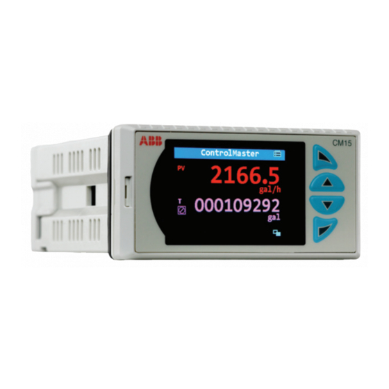 ABB ControlMaster CM15 Benutzerhandbuch